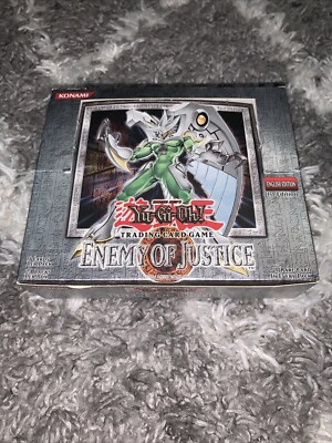 *EMPTY* Yu-Gi-Oh GX Enemy of Justice 1st Edition Retail Booster Box -image