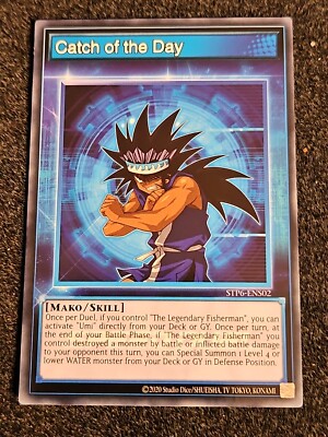 Mako Catch of the Day Common Speed Duel Tournament Pack OTS STP6-ENS02 Errata-image