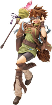 YU-GI-OH! MONSTER FIGURE COLLECTION Aussa the Earth Charmer 1/7 PVC Figure-image