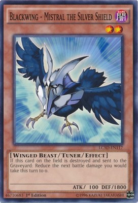 Blackwing - Mistral the Silver Shield - LC5D-EN117 - Common - 1st Edition Near M-image