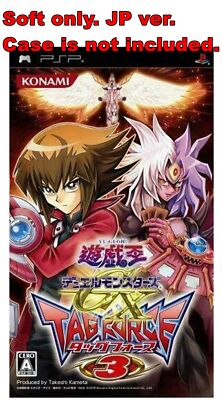Sony PSP Soft Only YuGiOh! Duel Monsters GX Tag Force 3 Yu gi oh-image