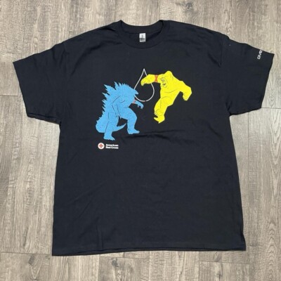 GODZILLA x KONG The New Empire T-shirt X-Large XL American Red Cross Give Blood-image