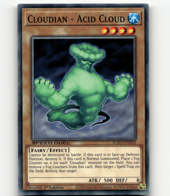 Yugioh Cloudian - Acid Cloud Speed Duel GX: Duelists of Shadows-image