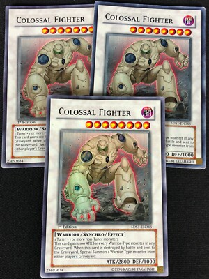 YUGIOH COLOSSAL FIGHTER 5DS1-EN043 1ST SUPER X3 (LP)-image