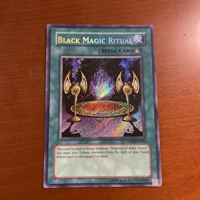 Yu-Gi-Oh! Chaos Black Magic Ritual Extra Secret Rare English Card - Near Mint-image
