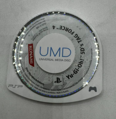 Yu-Gi-Oh 5D's Tag Force 4 PSP Sony Playstation PAL EUR Used Game Cartridge-image