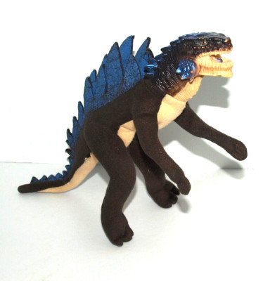 Vintage Godzilla Movie Poseable Vinyl Head Plush Body Toho 1998 Equity Toys-image