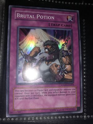 Yugioh TCG: Brutal Potion - Super Rare - Trap Card - GX05-EN003 - LP-image