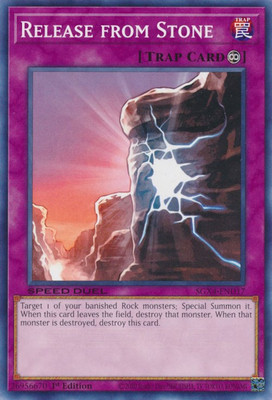 Speed Duel GX: Midterm Destruction #SGX4-END17 Release from Stone-image