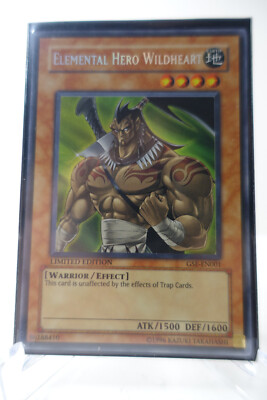 Yu-Gi-Oh! TCG Elemental Hero Wildheart GX Special Edition GSE-EN001 Misprint-image