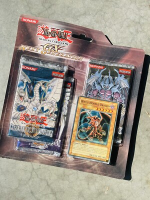 Yugioh GX Next Generation Blister Pack Factory Sealed Vintage 3 Pack Blister-image