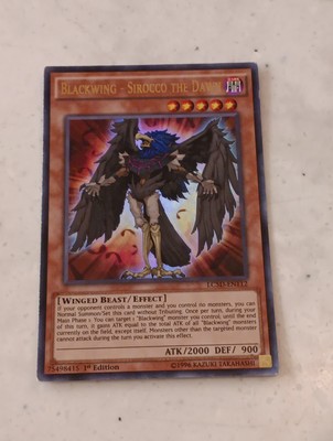 Yugioh Card TCG Blackwing - Sirocco the Dawn LC5D-EN112 Ultra Rare 1st Edition-image
