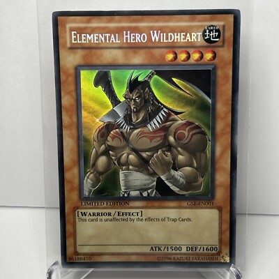 Yugioh! VLP Elemental Hero Wildheart - GSE-EN001 - Secret Rare - Limited Edition-image