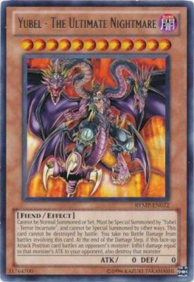 Yugioh GX Complete Yubel Deck! Ultimate Nightmare Terror Incar + Sleeves + Bonus-image