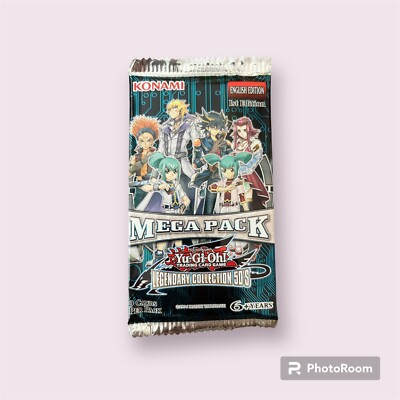 New Sealed Yu-Gi-Oh TCG Legendary Collection 5D's 1st Edition Mega Pack Booster-image