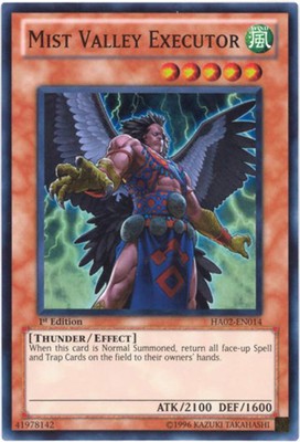 Yu-Gi-Oh Card - HA02-EN014 - MIST VALLEY EXECUTOR (super rare holo) - NM/Mint-image