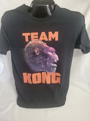 Team Kong Godzilla vs Kong Black T-shirt (Size L)-image