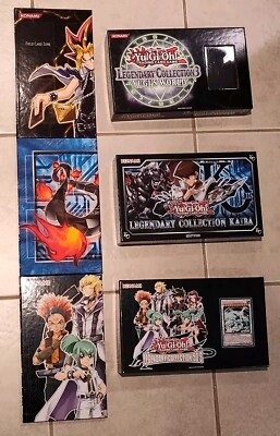 Yugioh Legendary Collection Empty Box Lot Plus Gameboards Excellent Condition-image