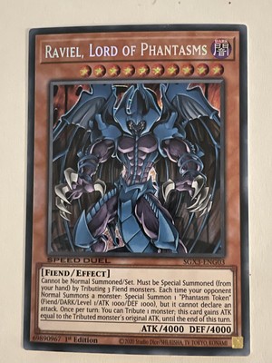 Raviel, Lord of Phantasms Speed Duel GX YuGiOh #SGX3-ENG03 Secret Rare-image