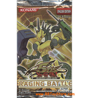 Yu-Gi-Oh Cards 5D's - Raging Battle - Booster Pack - Factory Sealed-image