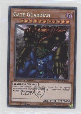 2022 Yu-Gi-Oh! Speed Duel GX: Midterm Paradox 1st Edition SE Gate Guardian 4ib-image
