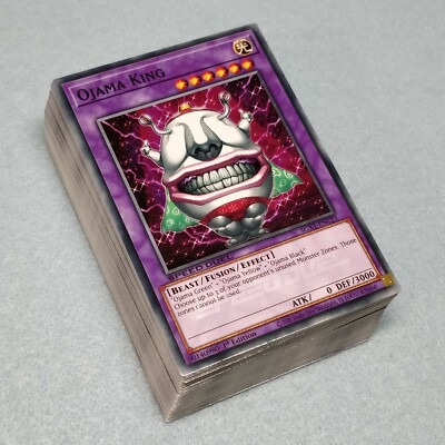 Yugioh GX Chazz Princeton 67 Card Deck Armed Dragon Ojama King Fusion NM-image