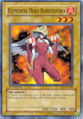 Elemental Hero Burstinatrix - YSD-EN008 - Common - 1st Edition x1 - Lightly Play-image