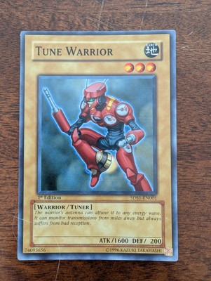Yu-Gi-Oh TCG Tune Warrior 5DS1-EN001 Unlimited Common Card Played LP-image