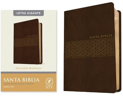 Tyndale Santa Biblia NTV, Edición manual, letra gigante (Leather Bound)-image
