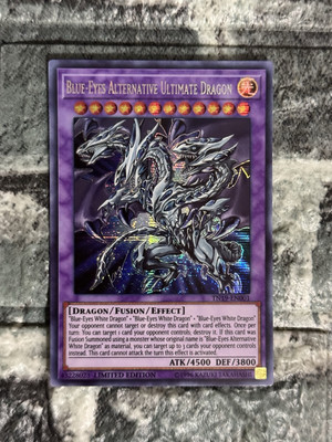 Yugioh Blue-Eyes Alternative Ultimate Dragon Prismatic Secret Rare TN19-EN001 NM-image