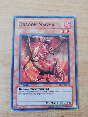 YU-GI-OH Card! French 1996 / DRAGON MAGMA / 5DS1-FR013 / 1st Edition-image