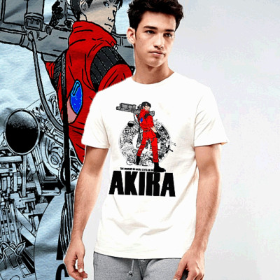 Cyber Punk t-shirt Akira Tetsuo Neo Tokyo science fiction Cyborg lazer anime -image
