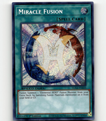Yugioh Miracle Fusion (Secret Rare) - Speed Duel GX: Midterm Destruction-image
