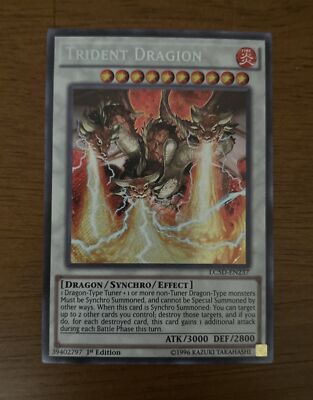 Yu-Gi-Oh! TCG Trident Dragion - LC5D-EN237- Secret Rare 1st Ed NM/M-image