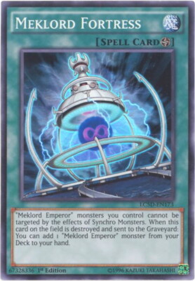 Yu-Gi-Oh Card - LC5D-EN173 - MEKLORD FORTRESS (super rare holo) - NM/Mint-image