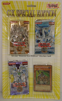 YU-GI-OH! GX SPECIAL EDITION BLISTER PACK 3 PACKS  NEW SEALED U.S.-image