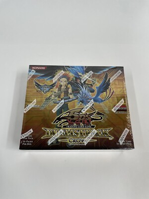 YuGiOh 5Ds Crow Duelist Booster Box 36 Packs BRAND NEW SEALED First Edition-image