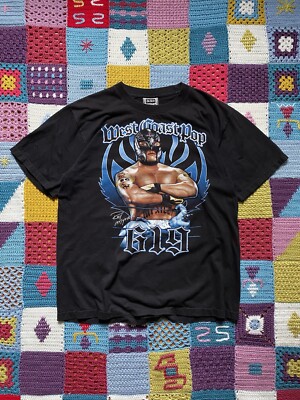 Vintage 90's Y2K Rey Mysterio 619 WWE WWF Wrestling T-Shirt Size XL-image
