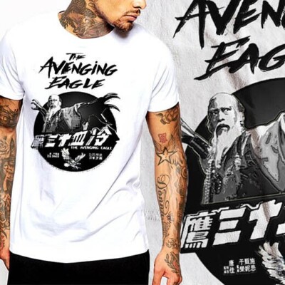 Kung Fu t-shirt retro Karate shaolin martial arts buddha monk Eagle claw S-2XL-image