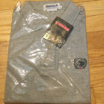 NOS Vintage 1994 GODZILLA shirt M movie promo 90s Kaiju -image