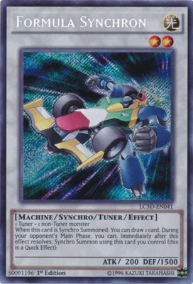 Yu-Gi-Oh Card - LC5D-EN041 - FORMULA SYNCHRON (secret rare holo) - NM/Mint-image