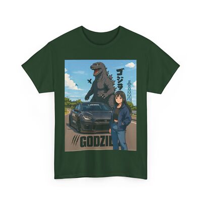 Godzilla GTR style jdm T-shirt tshirt tee-image