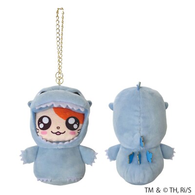 Godzilla Plush Key Chain Godzi ham-kun Blue Japan NEW-image