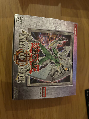 YU-GI-OH! - Enemy Of Justice - Empty Booster Box 1st Edition-image