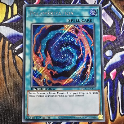 Yugioh Polymerization SGX1-ENA12 - Secret Rare - 1st Edition - SPEED DUEL - LP-image