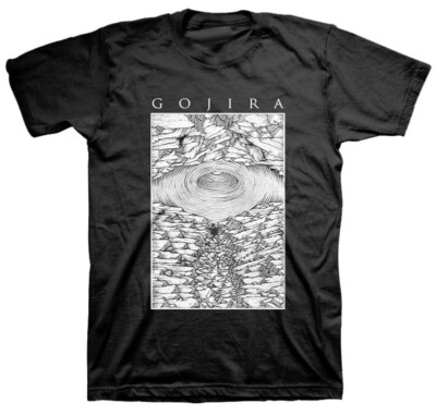 New Gojira Black Shooting Star Heavy Metal Band T-Shirt (SML-3XL) badhabitmerch-image