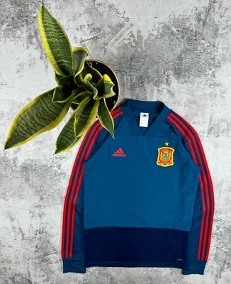 Vintage Espana Spain 2016/2017/2018 Adidas Longsleeve Lylon Jersey T-Shirt-image
