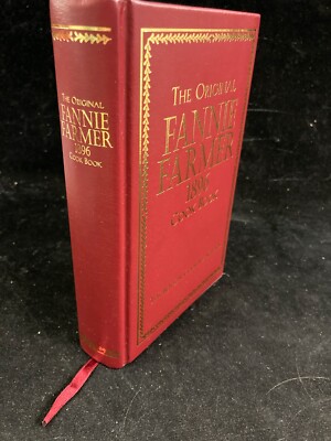 THE ORIGINAL FANNIE FARMER 1896 COOK BOOK, THE BOSTON COOKING SCHOOL, 2002 HC-image