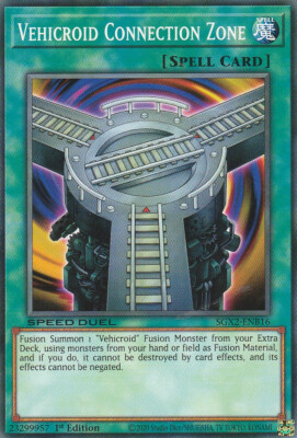 YUGIOH CARD VEHICROID CONNECTION ZONE SGX2-ENB16 1ST EDITION COMMUN-image
