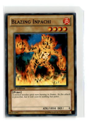 Blazing Inpachi - 5DS3-EN002 1st Edition - YuGiOh-LP-image